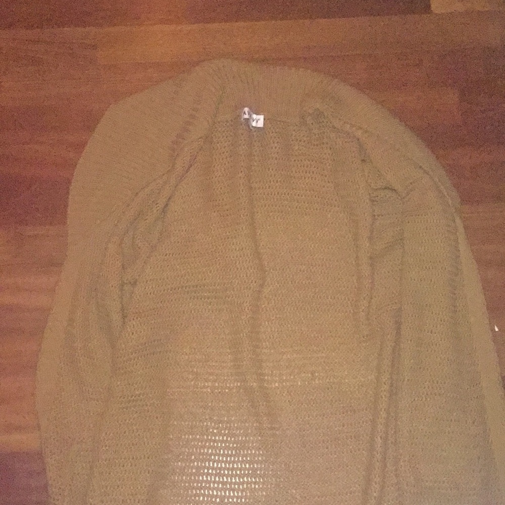 Mustered Cardigan that’s very tall